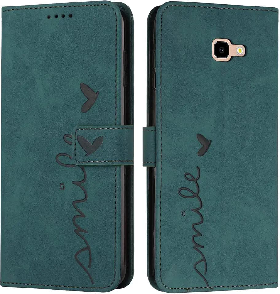 Kompatibel mit Samsung Galaxy A5 2017 / A520 Hülle, Klapphülle Samsung A5 2017/A520 Premium PU Leder Brieftasche Schutzhülle [Kartenfach][Ständer], Handyhülle für Samsung A5 2017/A520 (Grün)