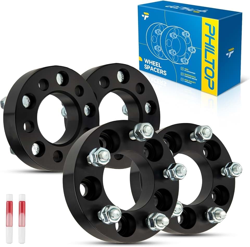 PHILTOP 5x4.5 to 5x100mm Lug-Centric Wheel Adapters 1 inch for Lexus LS430