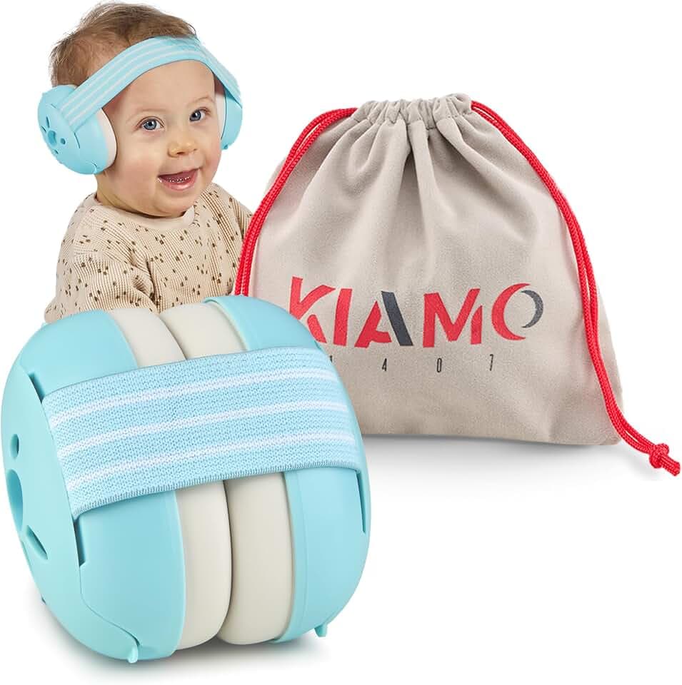 Earmuffs Baby Gehörschutz [0-36 Monate] - 25dB Lärmschutz Kopfhörer - Verstellbares Kopfband - Komfortable Ohrenschützer für Schlaf, Reisen & Konzerte - Schutz für empfindliche Babyohren