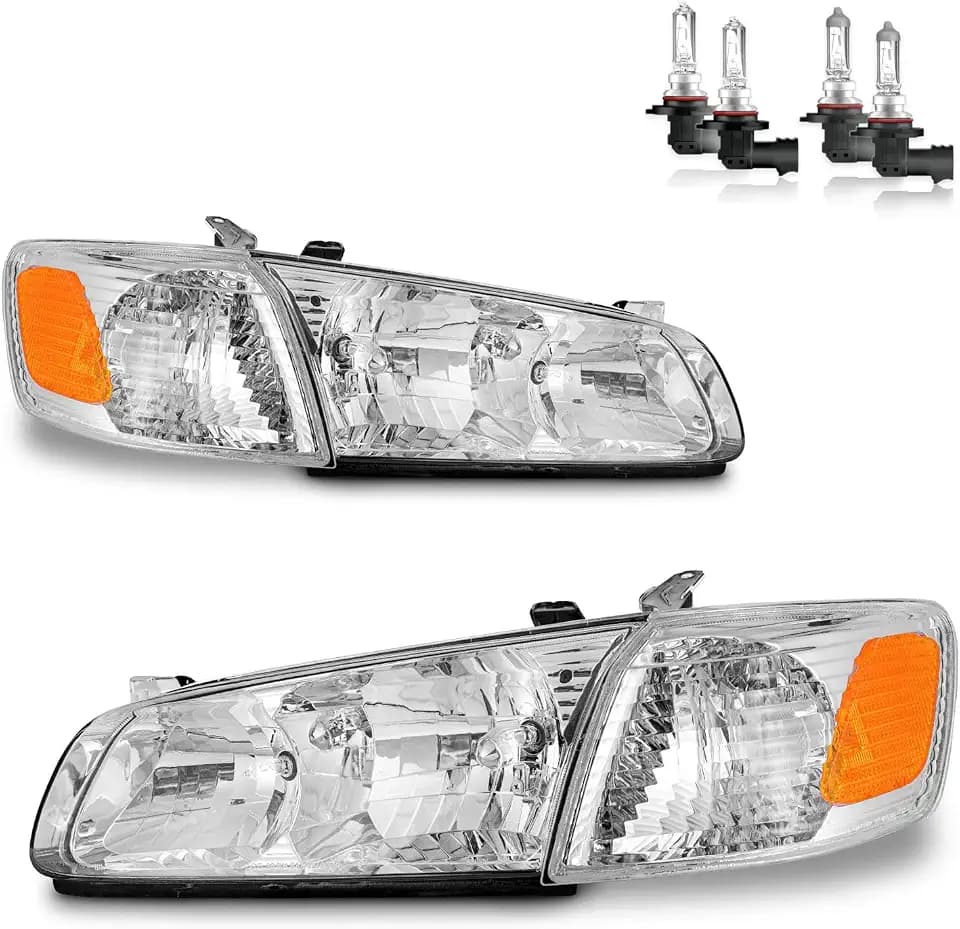 Headlights Assembly for 2000-2001 Toyota Camry CE LE XLE