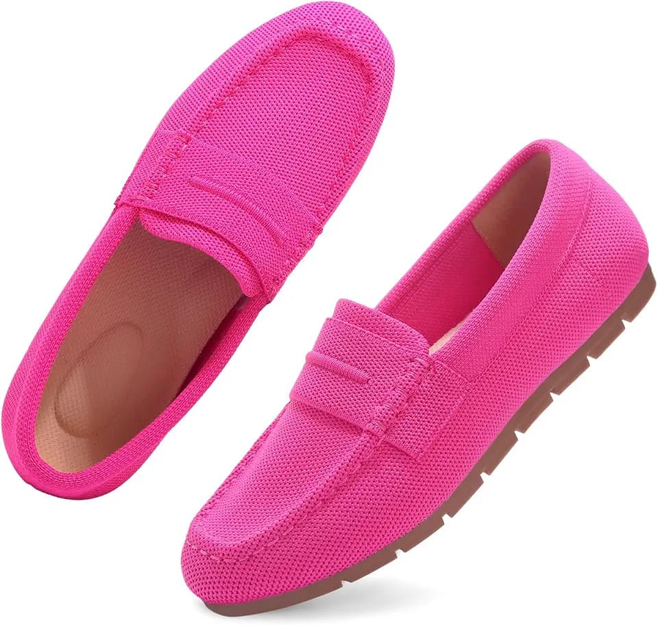 Vespiero Loafers for Women Comfortable Slip on Work Flats Shoes Womens Dressy Casual Walking Shoes