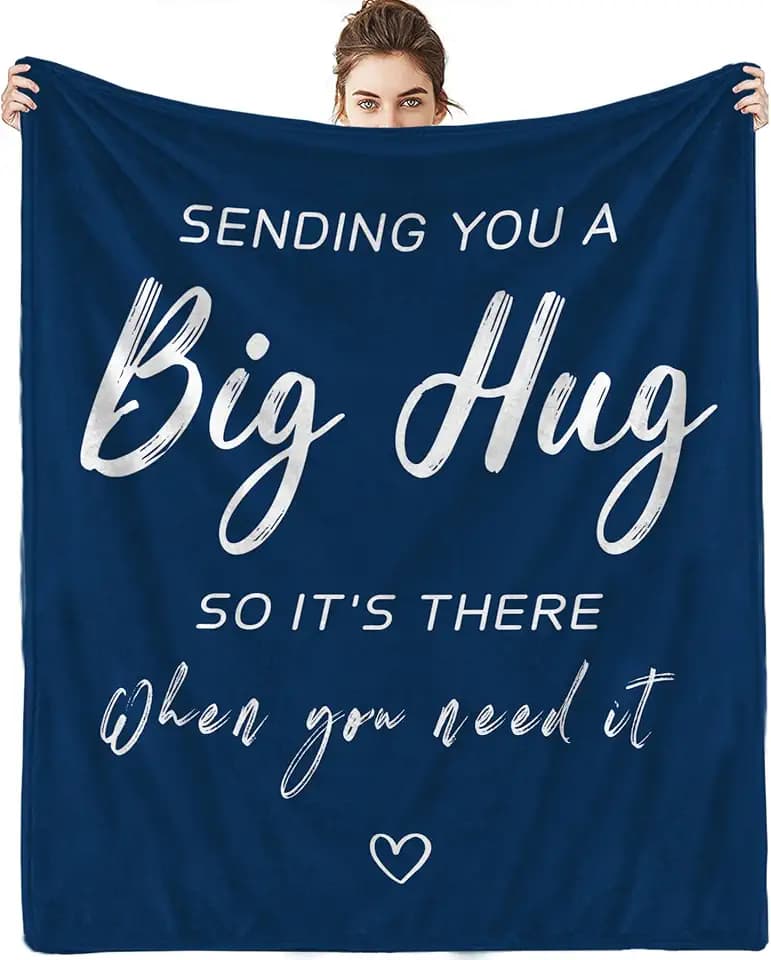 Get Well Soon Gifts for Surgery Recovery, Cheer Up Gifts - Hug Throw Blanket 60"x50" for Men & Women