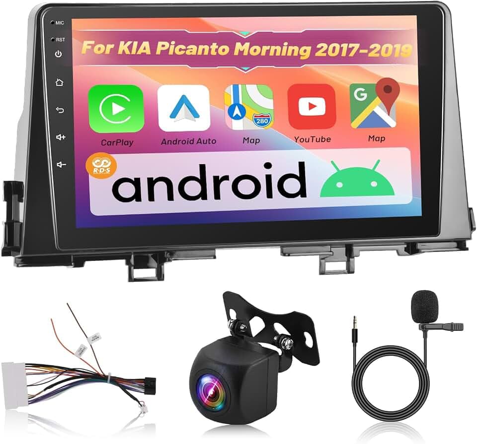 Android Car Stereo for KIA Picanto Morning 2017 2018 2019, 2+64G, Carplay