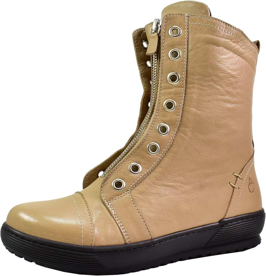 Andrea Conti Damen Stiefelette Boot sportlich Reißverschluss vorne 0066005