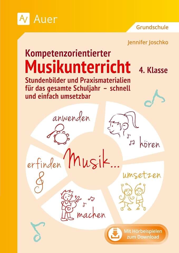 Kompetenzorientierter Musikunterricht 4. Klasse: Stundenbilder und Praxismaterialien für das gesamte Schuljahr - schnell und einfach umsetzbar (Kompetenzorientierter Unterricht Grundschule)