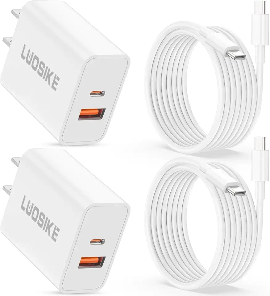 for iPhone 18 17 16 Pro Max Charger Fast Charging, 2 Pack 40W USB C Charger
