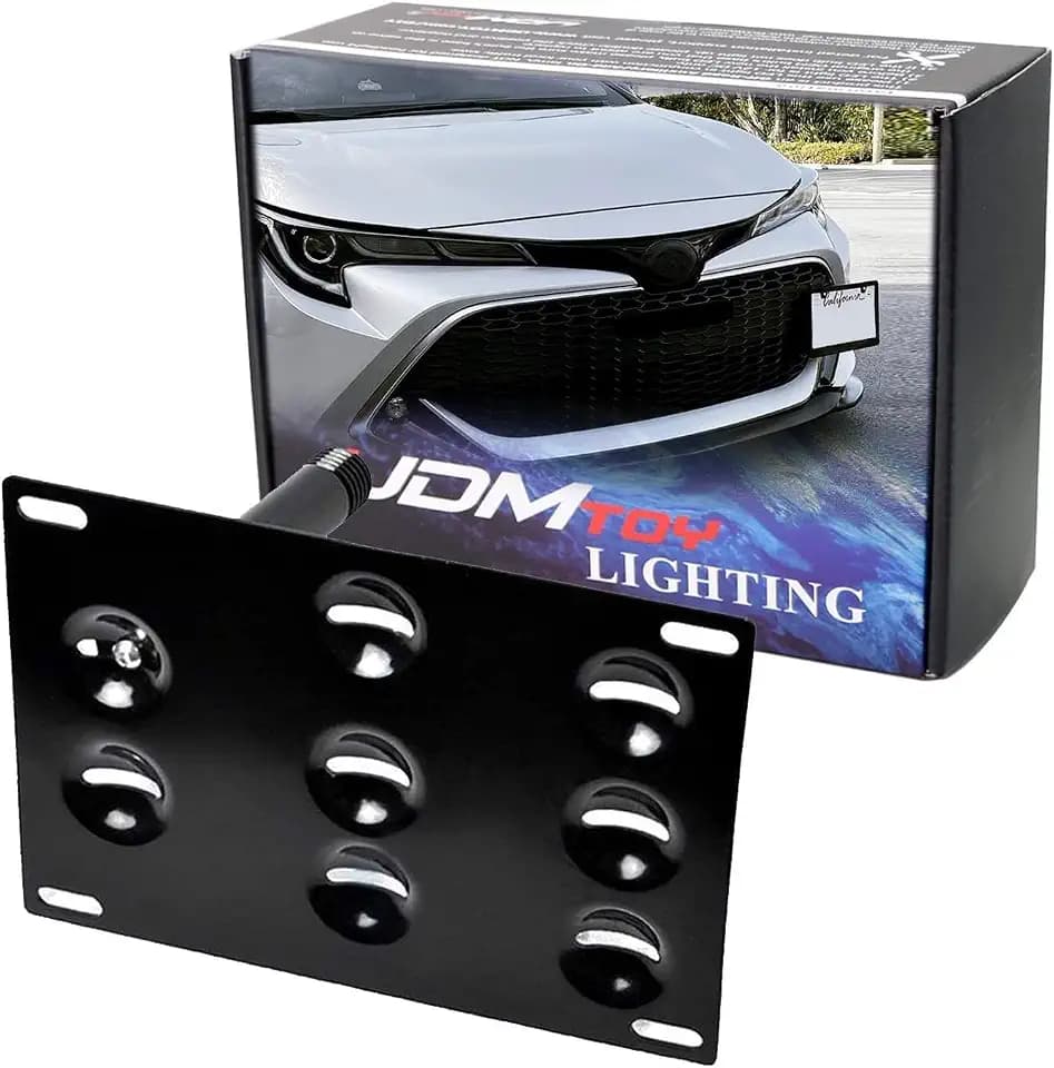 iJDMTOY Tow Hook License Plate Mounting Kit for Toyota 2019-up Corolla