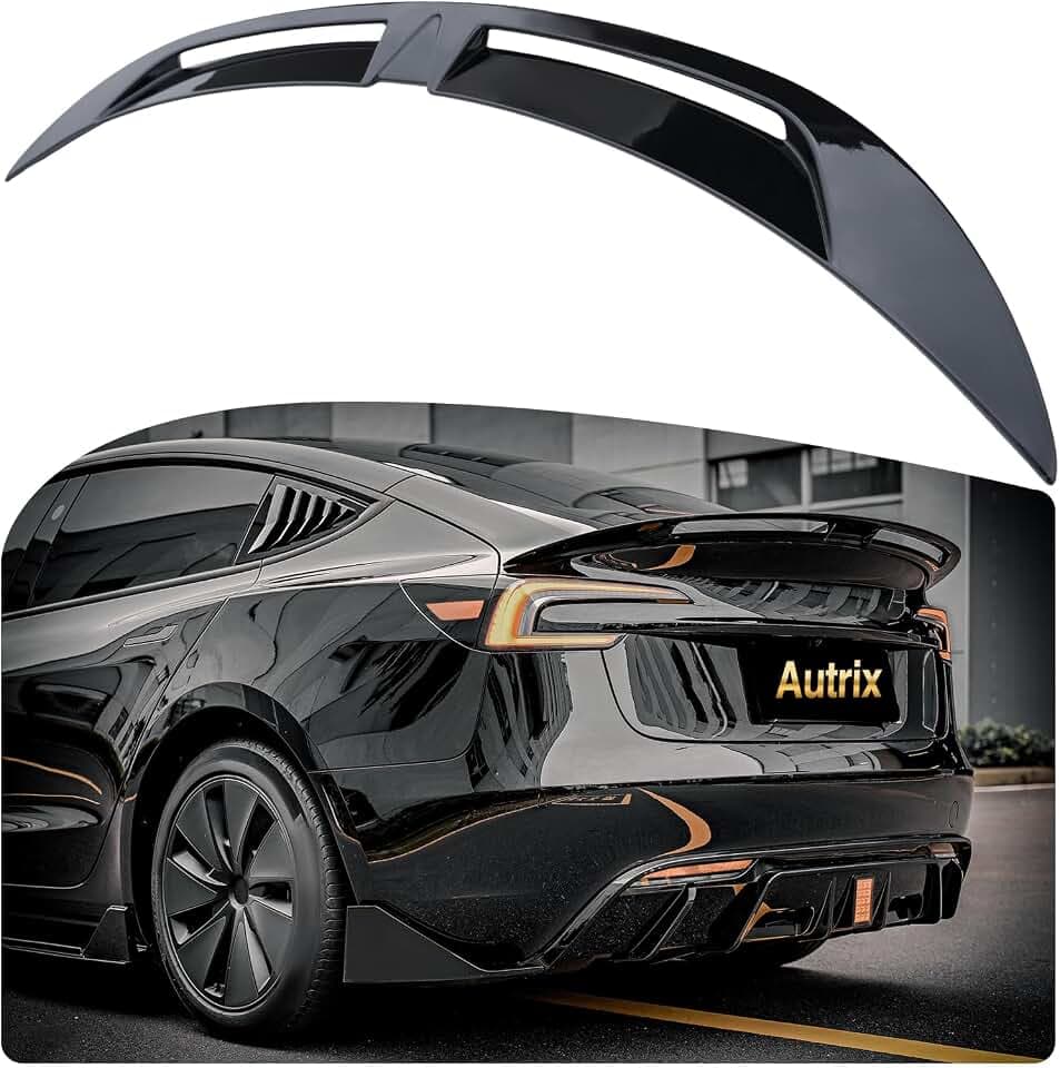 Rear Spoiler Wing Compatible with 2017-2026 Tesla Model 3 & Highland