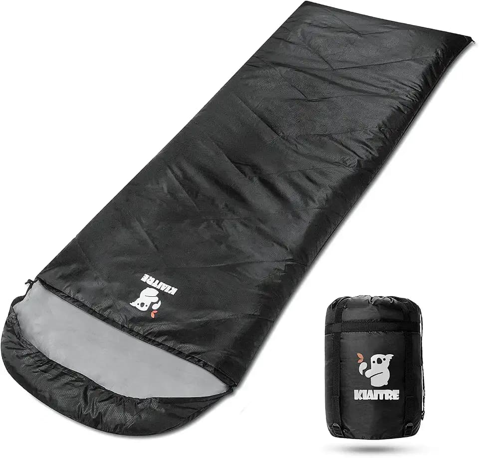Kiaitre 210cm Deckenschlafsack für Erwachsene mit Kordelzug