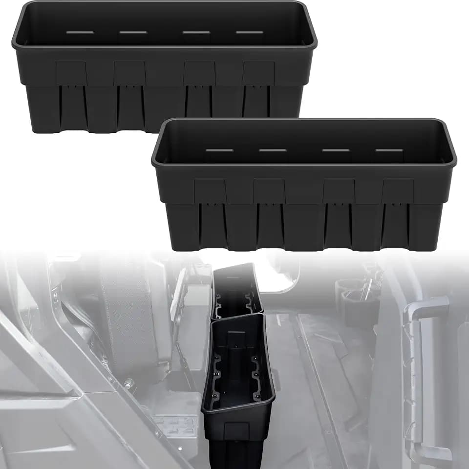 SAUTVS Rear Row Under Seat Storage Box for Polaris XPEDITION XP5/ADV5 24-26