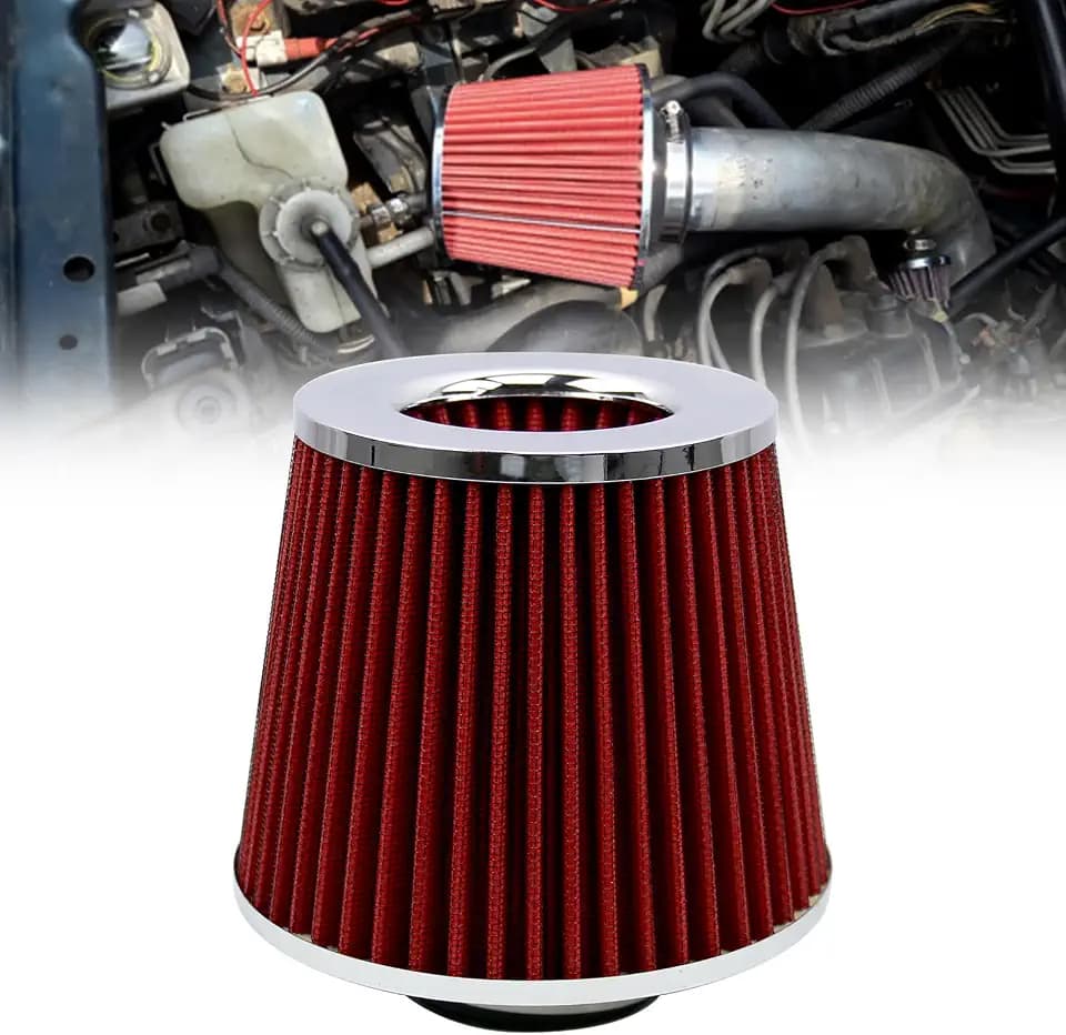63mm 2.5" Cone Air Filter 153mm High Flow Top Filter