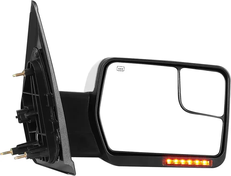 AUTOSAVER88 Towing Mirrors for 2004-2014 Ford F150 Right Side, Chrome