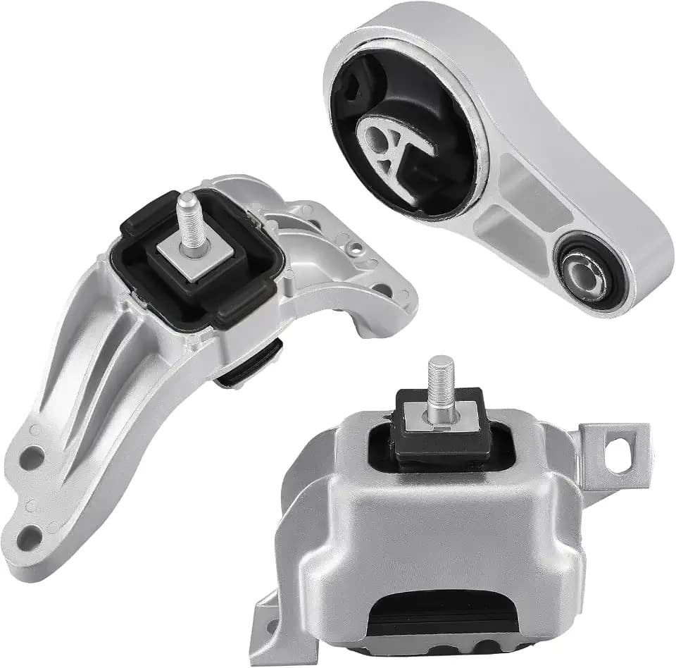 3Pcs Premium Engine & Transmission Mount Kit for MINI Cooper R55 R56 R57 R58 R59 R60 R61 (2007-2016) - Fits 1.6L Turbo Models - Replaces 22116778645, 22316784357, 22116783094 & 20+ OEM Numbers