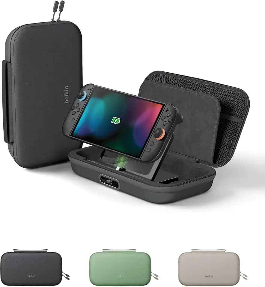 Belkin Nintendo Switch 2 Charging Case Pro with 10000mAh Power Bank 30W