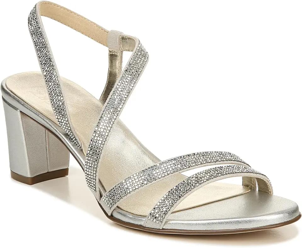 Naturalizer Women's Vanessa2 Strappy Embellished Heeled Dress Sandal