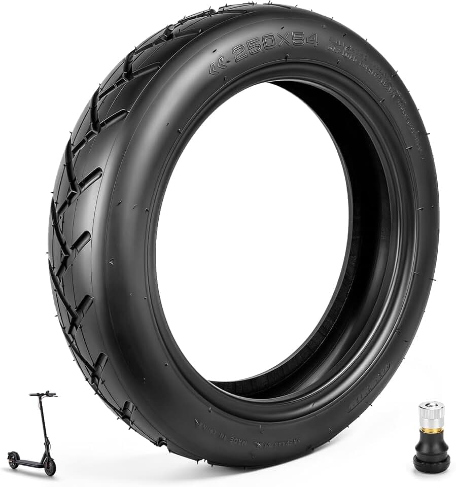 250 x 54 Reifen Schlauchlose für Xiaomi 4 Pro (Gen 1) / 4 Lite Elektroroller, 10 x 2,125 Reifen für Ninebot F20 F25 F30 F40 Scooter, 10 Zoll Roller Ersatzreifen (Tubeless*1)