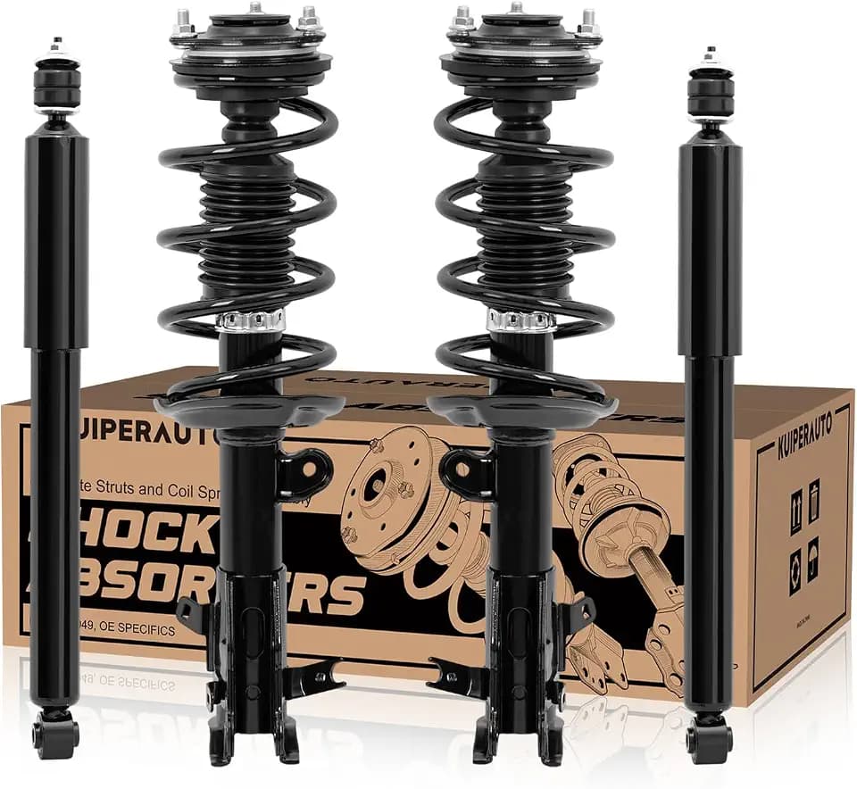 KUIPERAUTO Complete Front Shocks Struts w/Springs Compatible for 2013 2014 2015 Honda Civic Sedan 272926 272925 348085