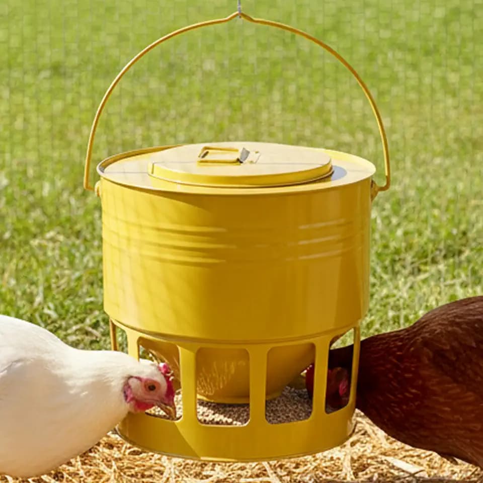 KOL Hanging Chicken Feeder 20lbs Capacity