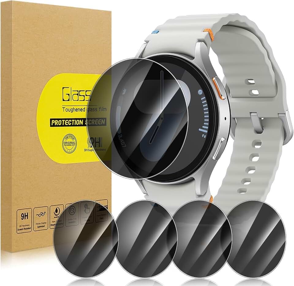 5 Pack Privacy Screen Protector for Samsung Galaxy Watch 7/6/5 40mm