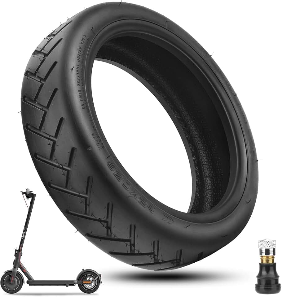 Tubeless Reifen 250x54 für Xiaomi Mi4 Elektro Scooter, 10 Zoll E Roller Reifen 250x54 Vacuum Luftgefüllt mit Ventil für Xiaomi 4 E-Scooter, Langlebig & Verschleißfest, 1 Stück