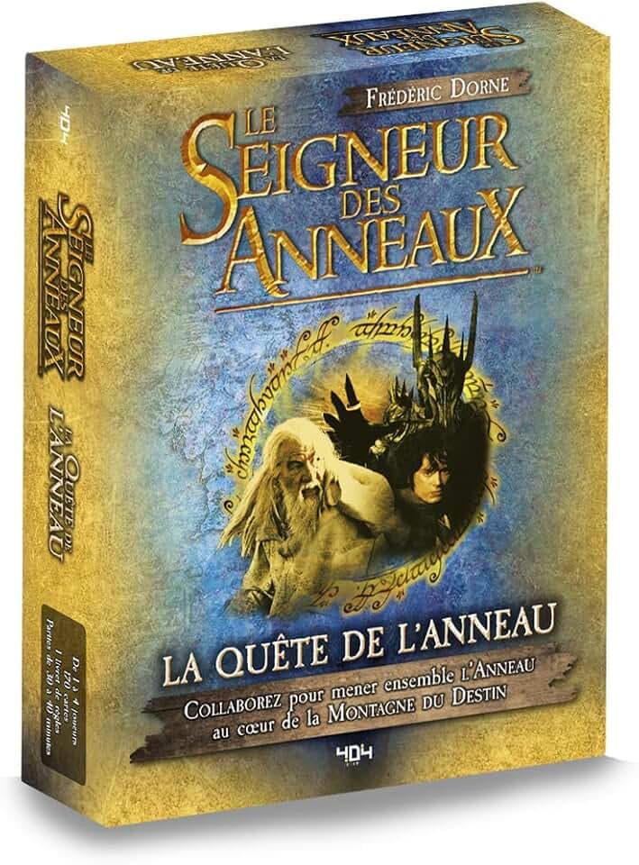 404 EDITIONS Le Seigneur des Anneaux - La Quête de l'Anneau