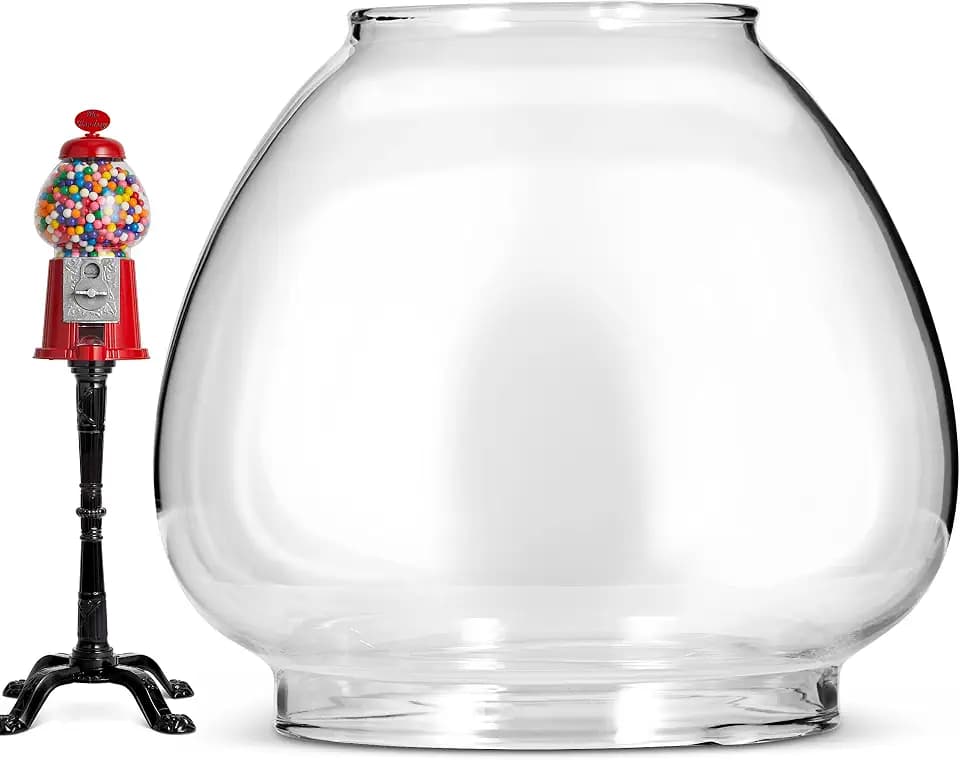 The Candery Gumball Machine Acrylic SHATTERPROOF Replacement Bowl Ball for 15inch Gumball Machines - Compatible and Most Other 15inch Models