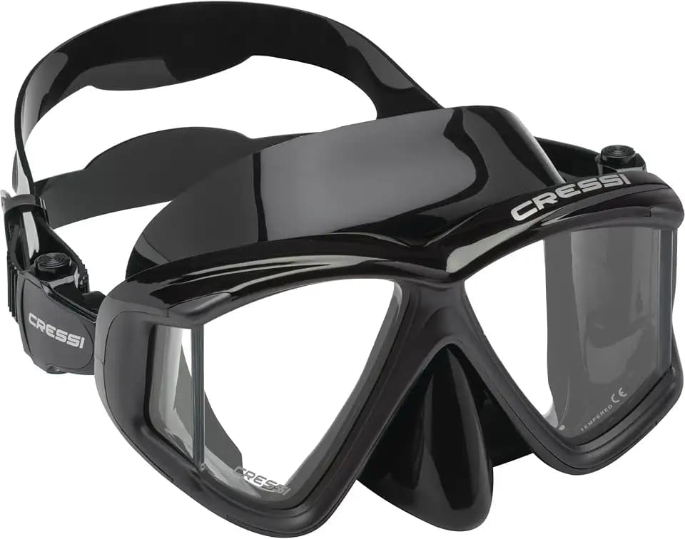 Cressi Liberty Quattro Panoramic Masks - Designed in Italy