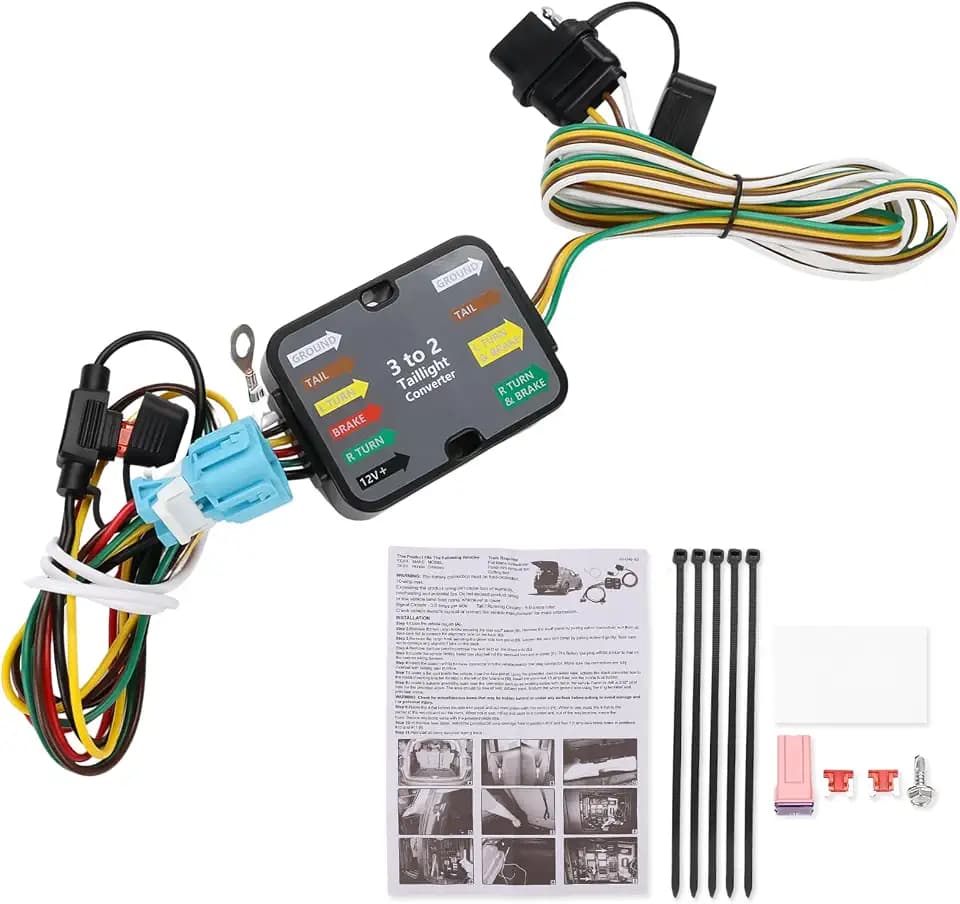 4-Pin Trailer Wiring Harness Compatible with Honda Odyssey 2018-2025 56382