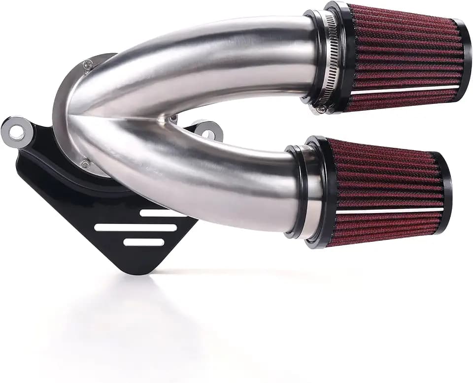 Cycle Tuned Induction Air Cleaners Intake Filter for Harley Touring Street Road Glide Softail Fatboy M8 Engines (Black, E Fits : 23-UP Touring, 25-UP Softail)