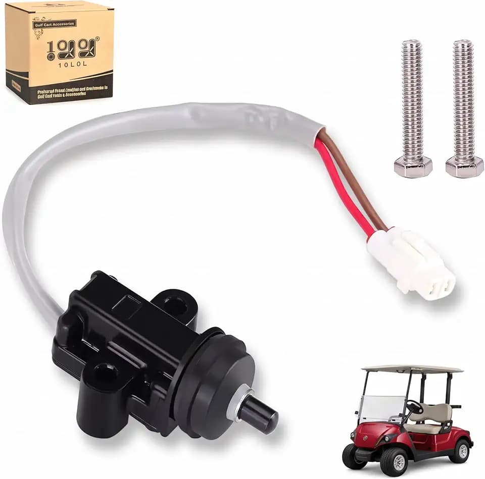 10L0L Accelerator Micro Stop Switch for Yamaha G14 G16 G19 G20 G21 G22 G29/Drive Gas & Electric Golf Cart, Replace OEM JF7-82817-20