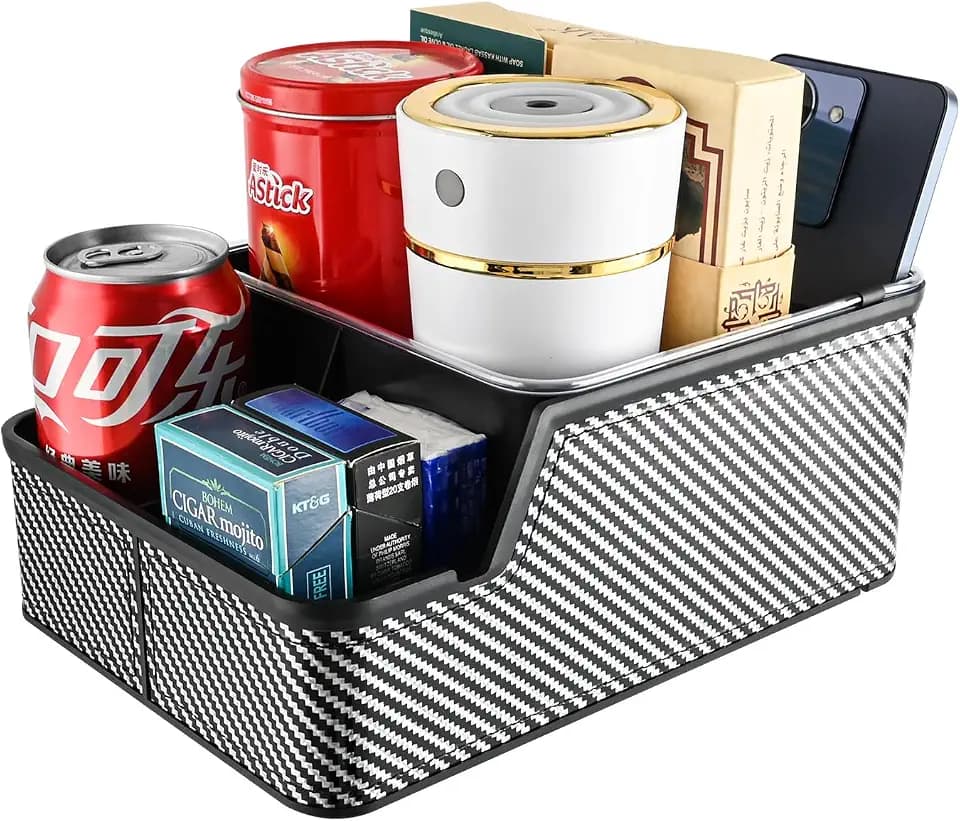 Car Seat Organizer with Compartment,Small Caddy for Car