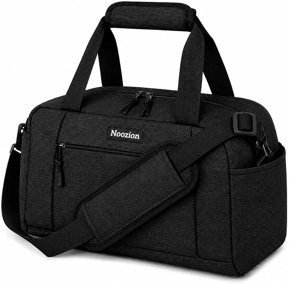 Noozion 14 inch Small Gym Bag for Women & Men, Lightweight Carry On Mini Duffle Bag with Multiple Pockets, Sports Bag for Travel and Workout.