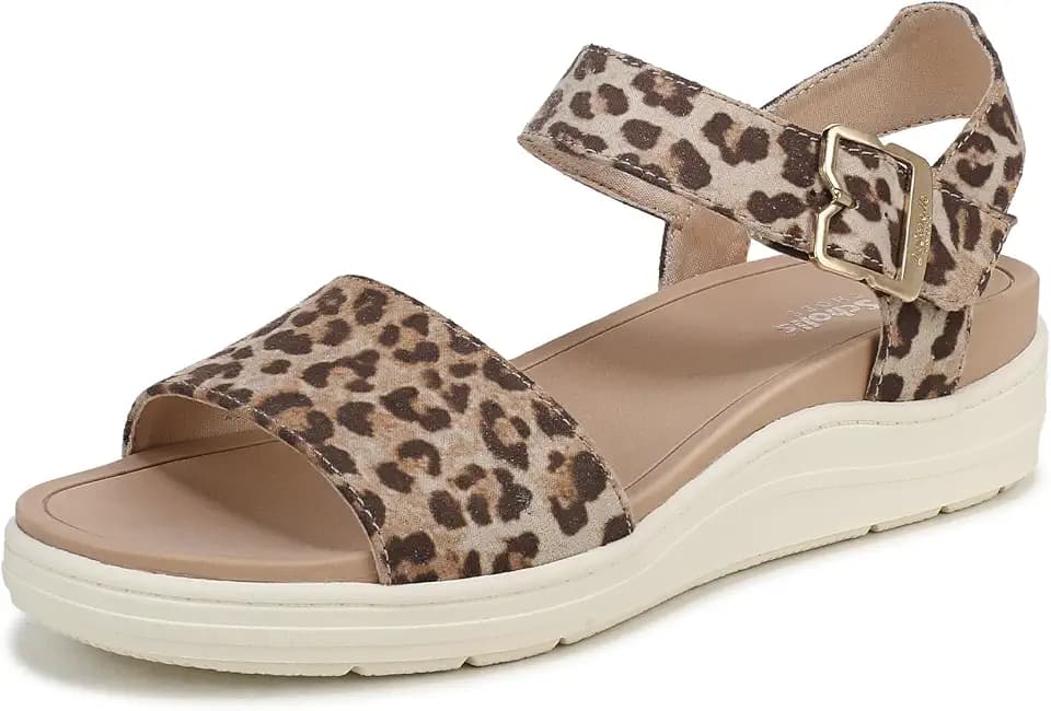 Dr. Scholl's Shoes Women's Time Off Sky Sandals, Comfortable Travel Sandals