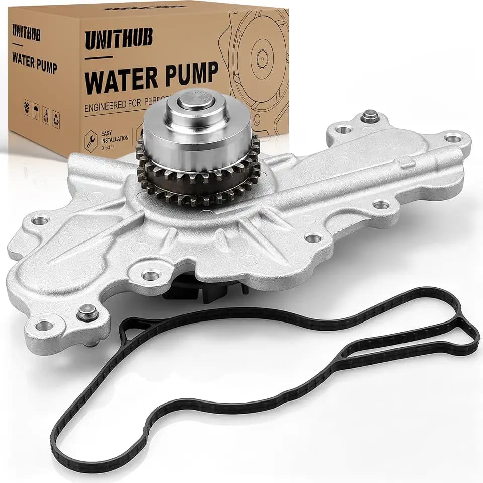 Engine Water Pump Automotive w/Gasket AA5Z8501C AW6348 Compatible for Ford Edge Explorer Fusion 3.5L 3.7L 2011-2019