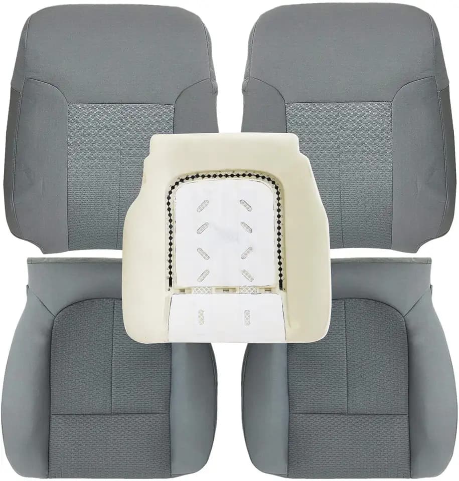 NLQR Front Seat Covers & Foam fit for Ford F150 XL XLT STX XTR 2009-2014