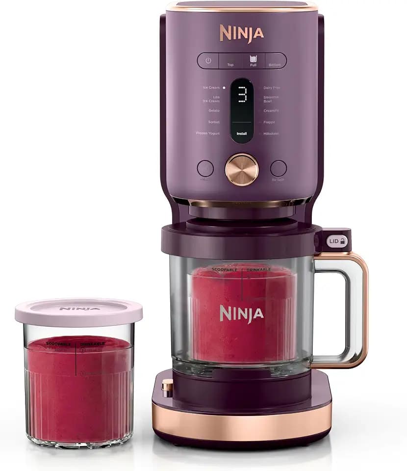 Ninja® CREAMi® XL Deluxe Gen 2, 11-in-1 Ice Cream Maker, Plum, NC601PU