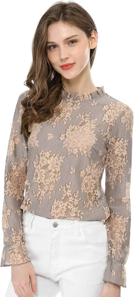 Allegra K Damen Lässig Casual