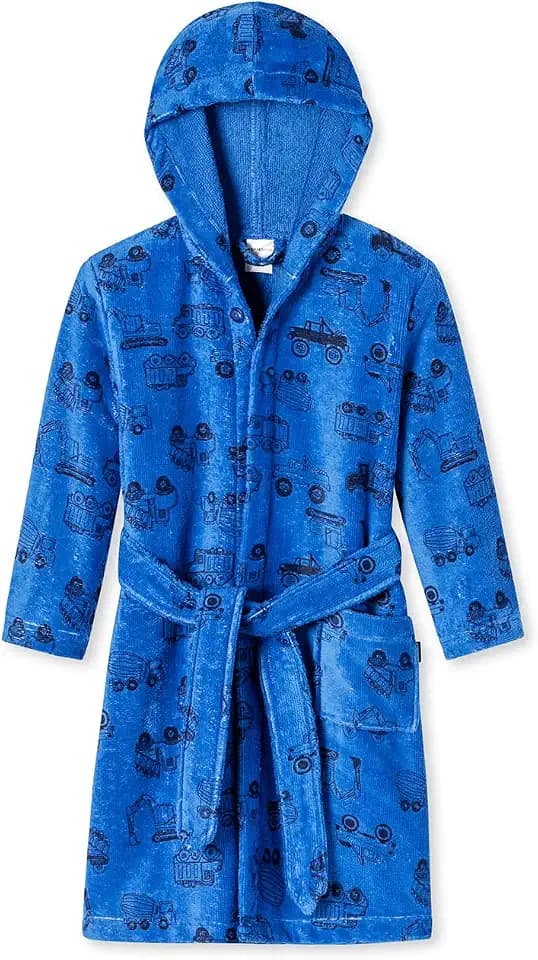 Schiesser Jungen Bademantel - Velour - Größe 92 bis 140