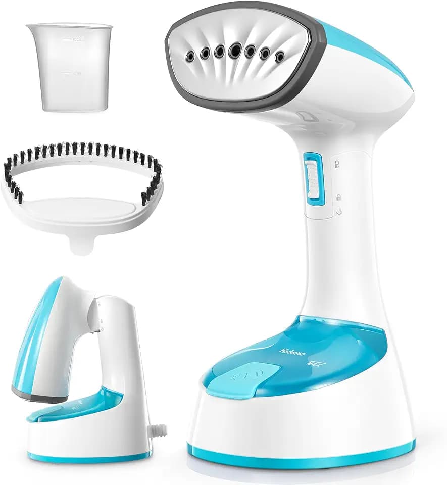 Yabano Dampfglätter Klappbar 1200W, Handsteamer Kleidung 120ml Wassertank