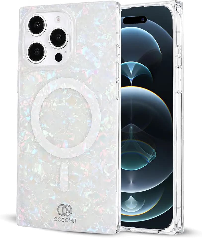 COCOMII Rectangle for iPhone 12/12 Pro Case, Pearlescent Opal