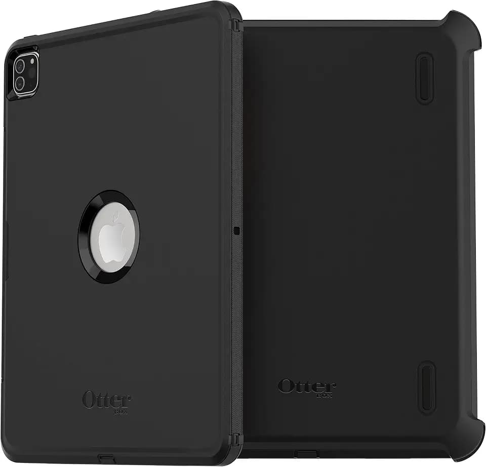 OtterBox Defender Series Case for iPad Pro 12.9-inch (6th, 5th, 4th & 3rd Gen) - BLACK, Rugged, Durable, Multi-Layer Protection (Single Unit Ships in Polybag, Ideal for Business Customers)