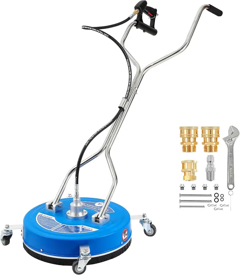 RIDGE WASHER 20’’ Pressure Washer Surface Cleaner with Dual Handle
