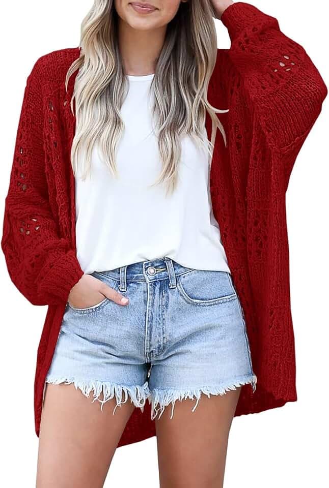 GRECERELLE Summer Crochet Cardigan Sweaters for Women