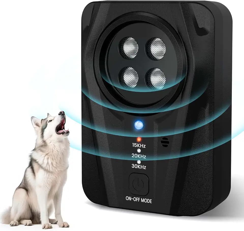 Anti Bell Gerät,3 Frequenzen Antibell für Hunde,IPX45 Ultraschall Anti Bell Gerät ​Bellenstopper Hund,Antibell Gerät Hund,33Ft Reichweite Antibell Ultraschall Gerät für Hunde,Anti-Bell-Mittel Hunde