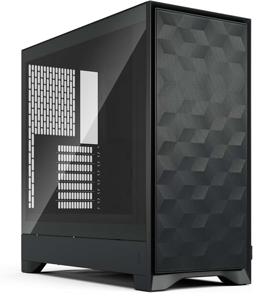 Fractal Design Pop 2 Air Black TG - Tempered Glass - Performance Airflow PC Gaming Case - Mesh Front Panel - Three 120 mm Fans Included - Spacious Interior - ATX/mATX/ITX Motherboard Support