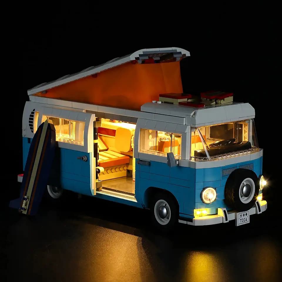 BRIKSMAX Led Beleuchtungsset für Lego Creator T2 Campingbus - Compatible with Lego 10279 Bausteinen Modell - Ohne Lego Set