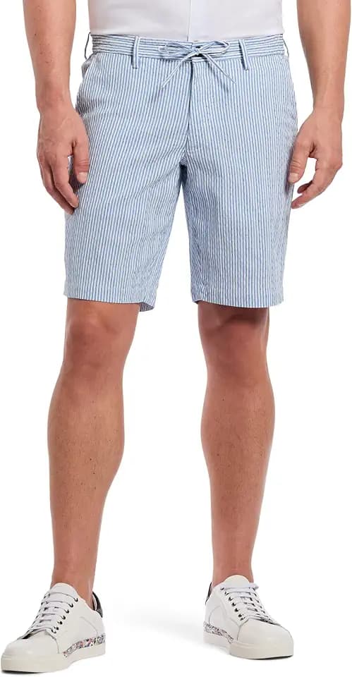 Robert Graham Men's Fornillo Seersucker Chino Short