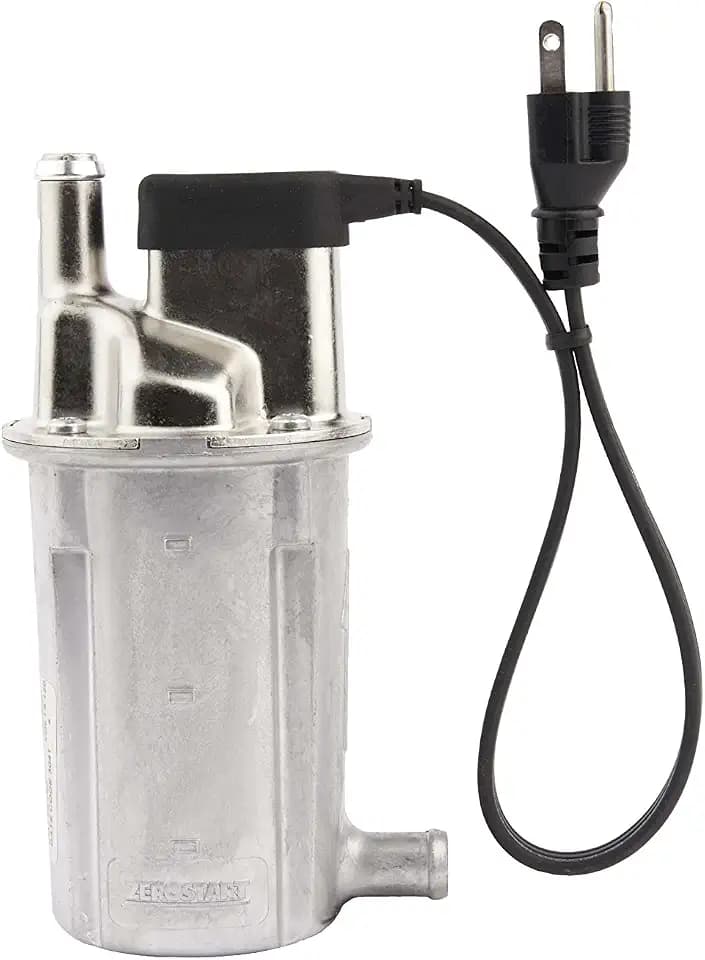 Zerostart 3308001 Series 8000 Light Duty Circulation Heater, 5/8" Diameter Inlet/Outlet | CSA Approved | 120 Volts | 750 Watts