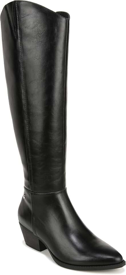 LifeStride womens Reese Wide Calf Western Knee High Boot