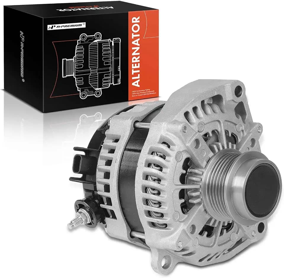 A-Premium Alternator, 12V 170A 6-Groove Decoupler Pulley CW